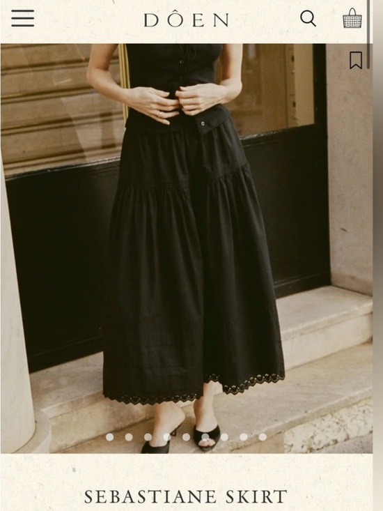 Doen Dresses & Skirts - DOEN Black Sebastiane Maxi Skirt